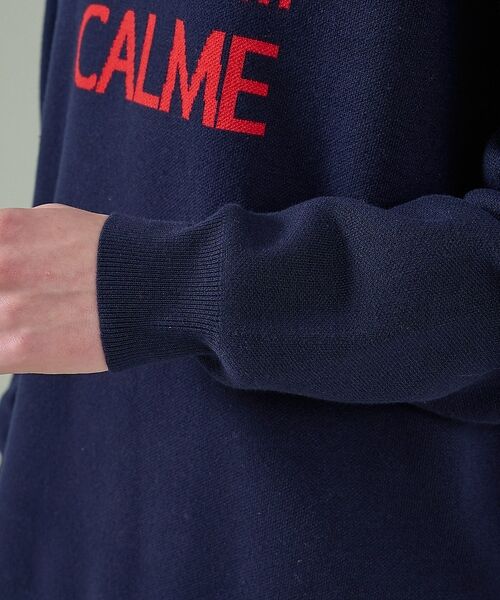 ABAHOUSE / アバハウス ニット・セーター | 【2026NEW】ジャガードロゴニット プルオーバー / オーバーサイズ / L | 詳細14