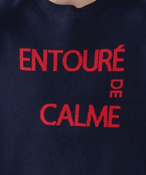 ABAHOUSE / アバハウス ニット・セーター | 【2026NEW】ジャガードロゴニット プルオーバー / オーバーサイズ / L | 詳細15