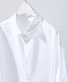 ABAHOUSE / アバハウス シャツ・ブラウス | ストレッチコットン レギュラーカラー リラックスシャツ / オーバーサイズ【予約