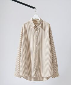 ABAHOUSE / アバハウス シャツ・ブラウス | ストレッチコットン レギュラーカラー リラックスシャツ / オーバーサイズ【予約