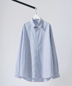 ABAHOUSE / アバハウス シャツ・ブラウス | ストレッチコットン レギュラーカラー リラックスシャツ / オーバーサイズ【予約