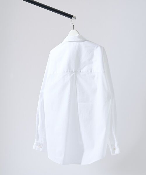 ABAHOUSE / アバハウス シャツ・ブラウス | ストレッチコットン レギュラーカラー リラックスシャツ / オーバーサイズ【予約 | 詳細3