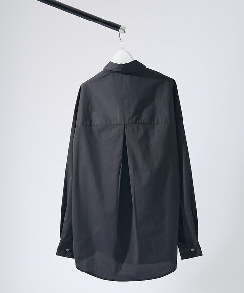 ABAHOUSE / アバハウス シャツ・ブラウス | ストレッチコットン レギュラーカラー リラックスシャツ / オーバーサイズ【予約 | 詳細5