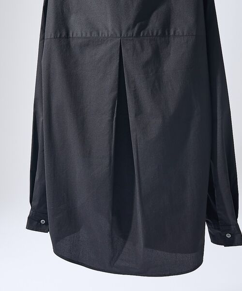 ABAHOUSE / アバハウス シャツ・ブラウス | ストレッチコットン レギュラーカラー リラックスシャツ / オーバーサイズ【予約 | 詳細6