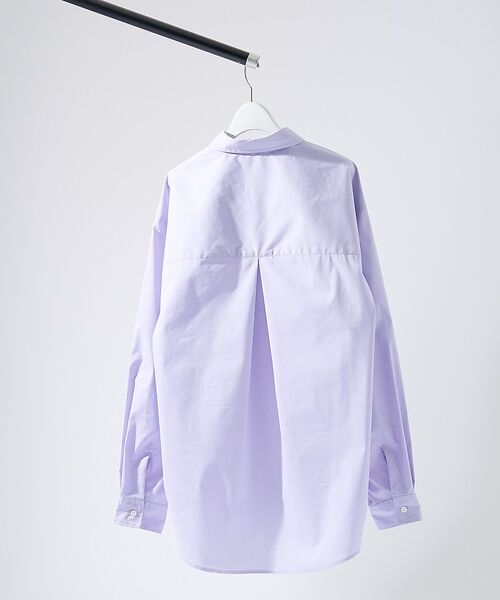 ABAHOUSE / アバハウス シャツ・ブラウス | ストレッチコットン レギュラーカラー リラックスシャツ / オーバーサイズ【予約 | 詳細11