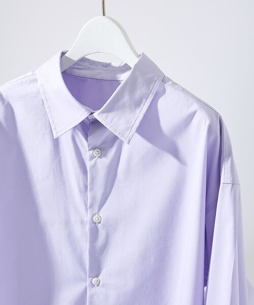 ABAHOUSE / アバハウス シャツ・ブラウス | ストレッチコットン レギュラーカラー リラックスシャツ / オーバーサイズ【予約 | 詳細12