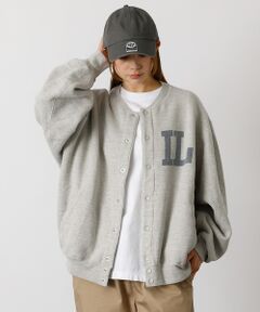 ABAHOUSE / アバハウス カーディガン・ボレロ | 別注【REMI RELIEF / レミレリーフ】ノンストレス起毛裏毛 スタジアム