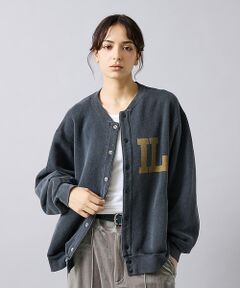 ABAHOUSE / アバハウス カーディガン・ボレロ | 別注【REMI RELIEF / レミレリーフ】ノンストレス起毛裏毛 スタジアム