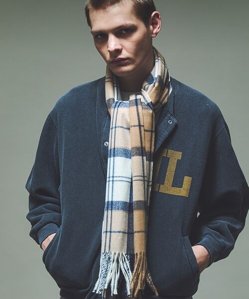 ABAHOUSE / アバハウス カーディガン・ボレロ | 別注【REMI RELIEF / レミレリーフ】ノンストレス起毛裏毛 スタジアム | 詳細1