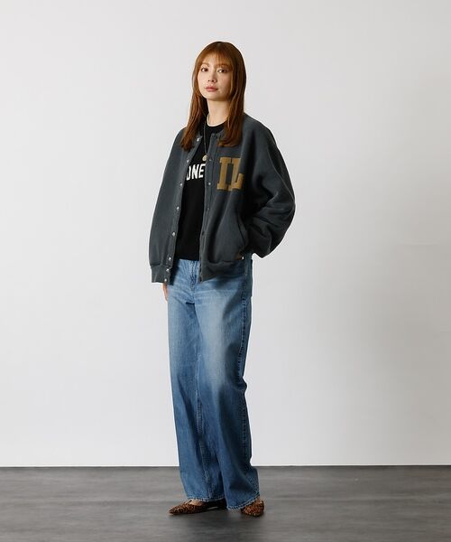 ABAHOUSE / アバハウス カーディガン・ボレロ | 別注【REMI RELIEF / レミレリーフ】ノンストレス起毛裏毛 スタジアム | 詳細10