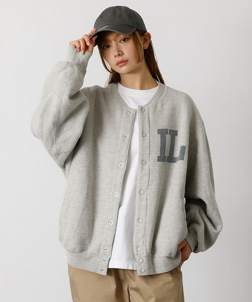ABAHOUSE / アバハウス カーディガン・ボレロ | 別注【REMI RELIEF / レミレリーフ】ノンストレス起毛裏毛 スタジアム | 詳細17