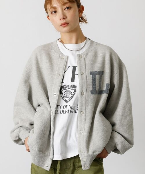 ABAHOUSE / アバハウス カーディガン・ボレロ | 別注【REMI RELIEF / レミレリーフ】ノンストレス起毛裏毛 スタジアム | 詳細22