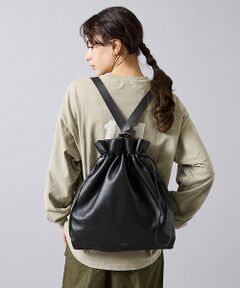 ABAHOUSE / アバハウス ショルダーバッグ | 【YArKA/ヤーカ】drawstring shoulder & backpac