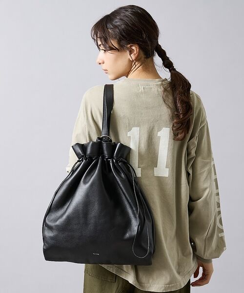 ABAHOUSE / アバハウス ショルダーバッグ | 【YArKA/ヤーカ】drawstring shoulder & backpac | 詳細1