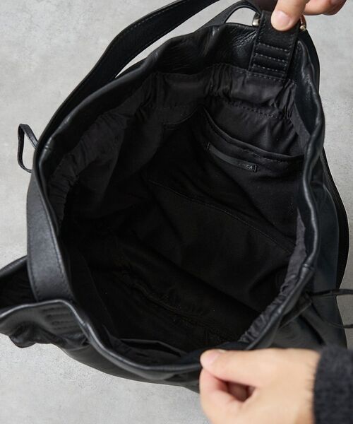 ABAHOUSE / アバハウス ショルダーバッグ | 【YArKA/ヤーカ】drawstring shoulder & backpac | 詳細12