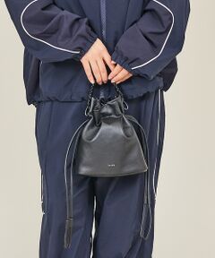 ABAHOUSE / アバハウス ショルダーバッグ | 【YArKA/ヤーカ】flat braided handle drawstrin
