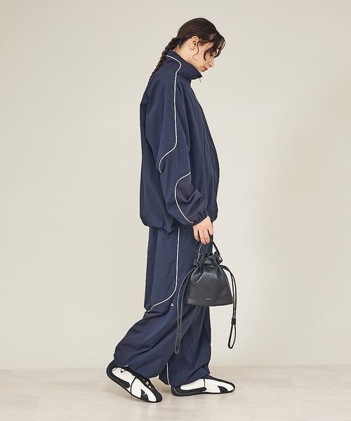 ABAHOUSE / アバハウス ショルダーバッグ | 【YArKA/ヤーカ】flat braided handle drawstrin | 詳細1