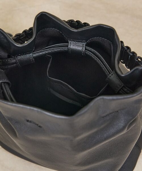 ABAHOUSE / アバハウス ショルダーバッグ | 【YArKA/ヤーカ】flat braided handle drawstrin | 詳細3