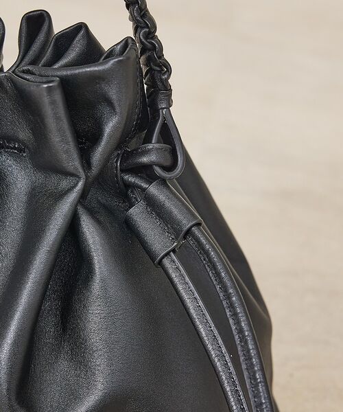 ABAHOUSE / アバハウス ショルダーバッグ | 【YArKA/ヤーカ】flat braided handle drawstrin | 詳細5