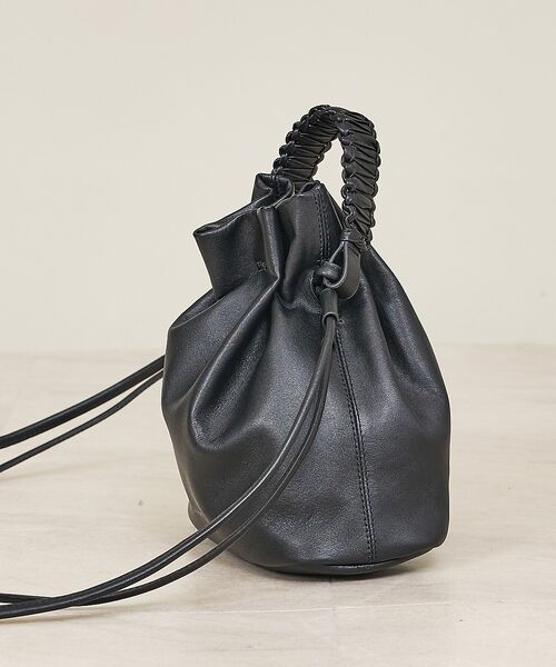 ABAHOUSE / アバハウス ショルダーバッグ | 【YArKA/ヤーカ】flat braided handle drawstrin | 詳細8