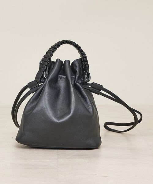 ABAHOUSE / アバハウス ショルダーバッグ | 【YArKA/ヤーカ】flat braided handle drawstrin | 詳細9