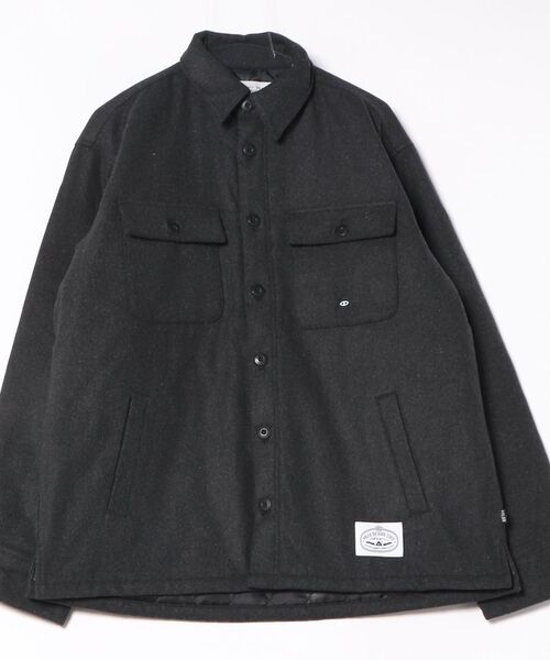 ABAHOUSE / アバハウス テーラードジャケット | 【POLER / ポーラー】 INSULATED WOOL OVERSHIRT（ブラック）