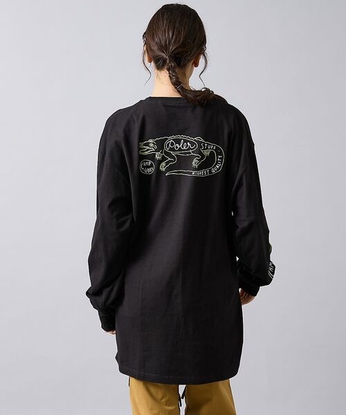 ABAHOUSE / アバハウス Tシャツ | 【POLER/ポーラー】GATOR LONG SLEEVE T-SHIRTS/ロ | 詳細3