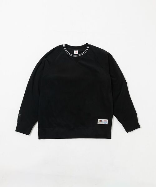 ABAHOUSE / アバハウス スウェット | 【FRUIT OF THE LOOM（フルーツオブザルーム）】COZY SOFT（ブラック）