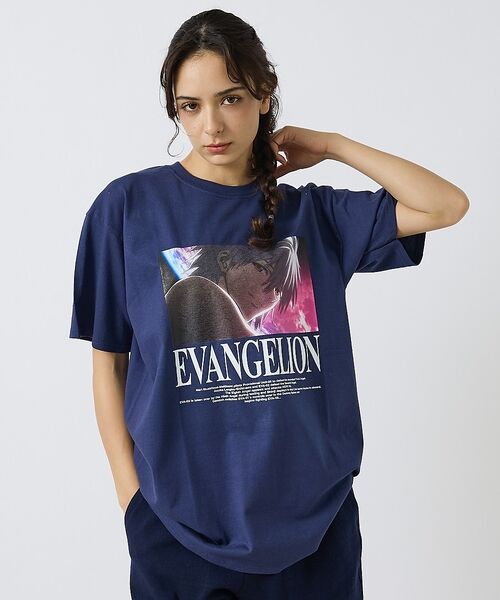 ABAHOUSE / アバハウス Tシャツ | 【RADIO EVA"THE 30"】C009 EVANGELION MOVIE（ネイビー）