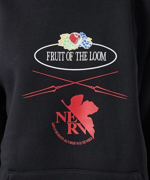 ABAHOUSE / アバハウス パーカー | 【FRUIT OF THE LOOM】FTL×EVA ロゴプリントフーディー / | 詳細6