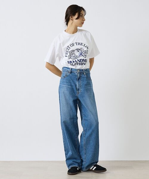 ABAHOUSE / アバハウス Tシャツ | 【MOANDMO CLOHING × FRUIT OF THE LOOM】限定コ | 詳細1