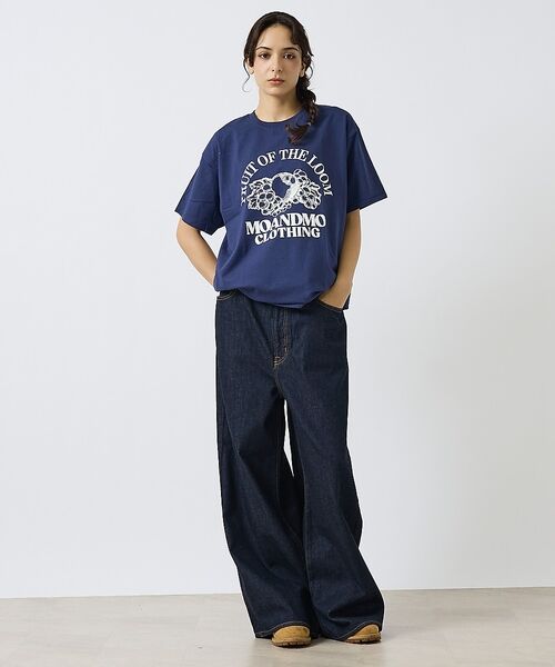 ABAHOUSE / アバハウス Tシャツ | 【MOANDMO CLOHING × FRUIT OF THE LOOM】限定コ | 詳細11