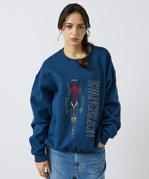 ABAHOUSE / アバハウス スウェット | 【EVANGELION x FRUIT OF THE LOOM】刺繍 クルーネッ | 詳細1