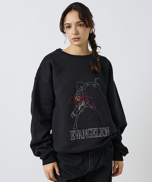 ABAHOUSE / アバハウス スウェット | 【EVANGELION x FRUIT OF THE LOOM】刺繍 クルーネッ | 詳細3
