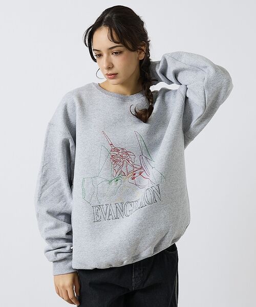 ABAHOUSE / アバハウス スウェット | 【EVANGELION x FRUIT OF THE LOOM】刺繍 クルーネッ | 詳細10