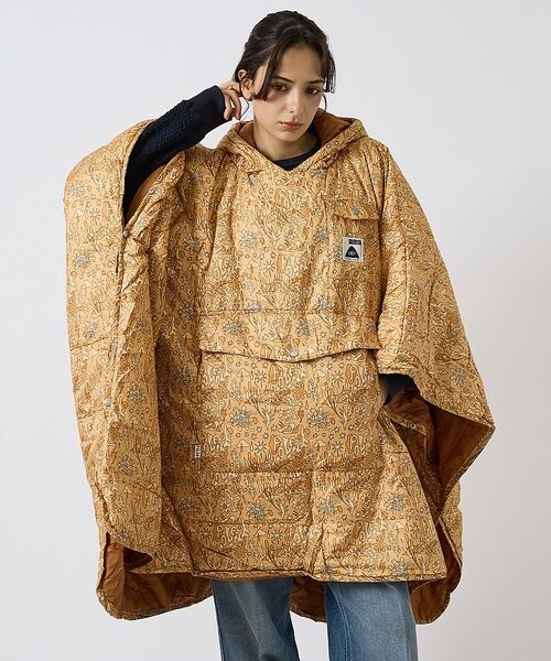 ABAHOUSE / アバハウス ブルゾン | 【POLER/ポーラー】REVERSIBLE PONCHO/アウトドア/ユニセッ（オレンジ）