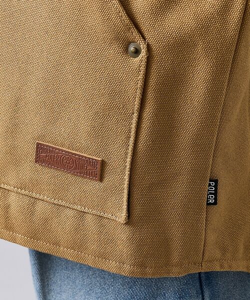 ABAHOUSE / アバハウス ベスト | 【POLER/ポーラー】DUCK CANVAS VEST/中綿/ユニセックス【W | 詳細10