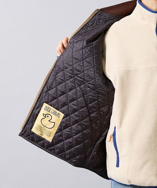ABAHOUSE / アバハウス ベスト | 【POLER/ポーラー】DUCK CANVAS VEST/中綿/ユニセックス【W | 詳細3