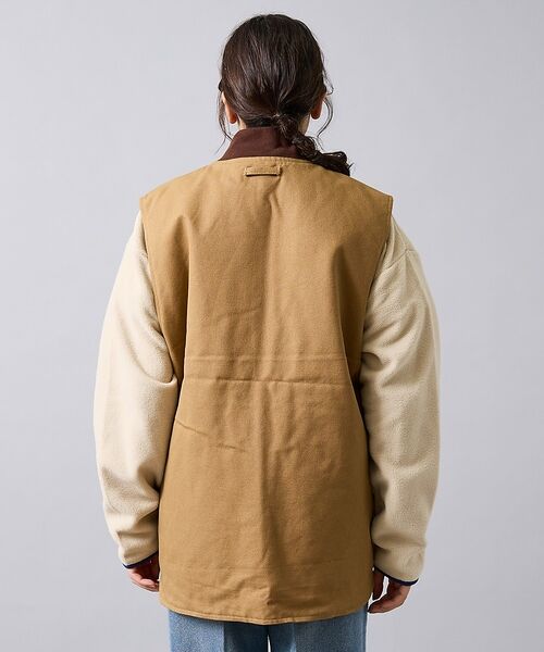 ABAHOUSE / アバハウス ベスト | 【POLER/ポーラー】DUCK CANVAS VEST/中綿/ユニセックス【W | 詳細5