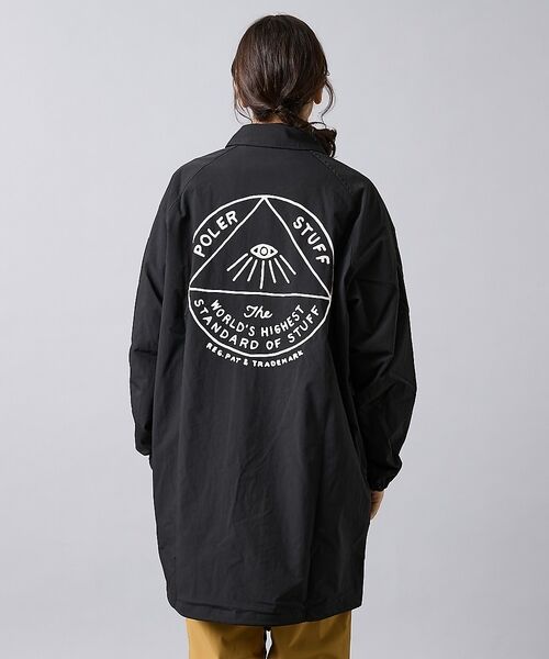 ABAHOUSE / アバハウス ブルゾン | 【POLER/ポーラー】LONG COACH JK/ナイロン/ユニセックス【WE | 詳細4