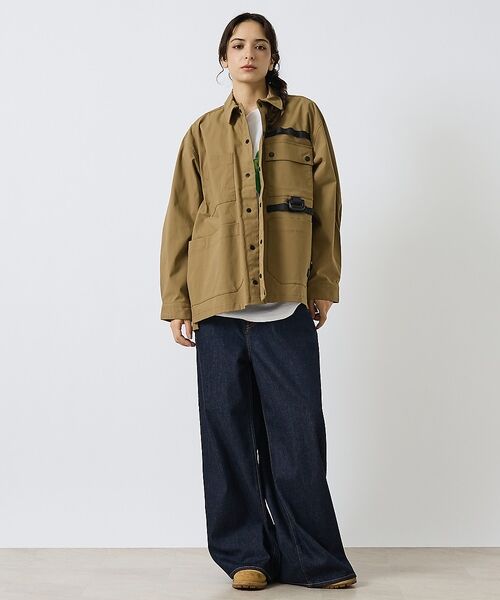 ABAHOUSE / アバハウス ブルゾン | 【POLER/ポーラー】STRECH GEAR POCKET JK/撥水/ワーク | 詳細1