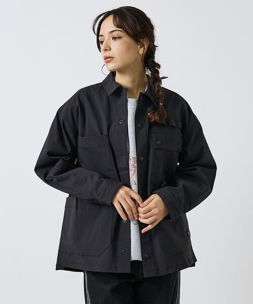 ABAHOUSE / アバハウス ブルゾン | 【POLER/ポーラー】STRECH GEAR POCKET JK/撥水/ワーク（ブラック）