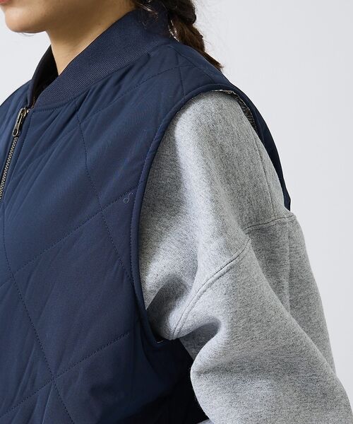 ABAHOUSE / アバハウス ベスト | 【POLER / ポーラー】 DIAMOND QUILTED VEST / ダイ | 詳細7