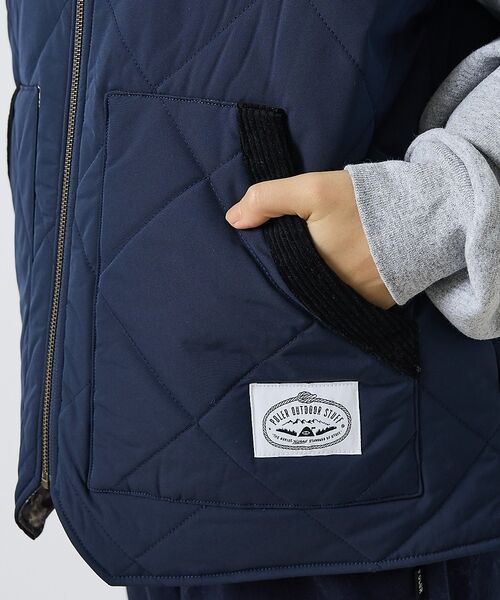 ABAHOUSE / アバハウス ベスト | 【POLER / ポーラー】 DIAMOND QUILTED VEST / ダイ | 詳細9