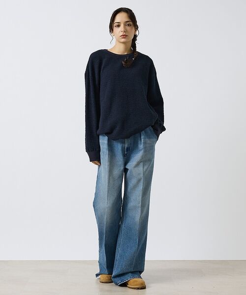 ABAHOUSE / アバハウス ニット・セーター | 【LUCEBER/ルースバー】CREWNECK JAQUARD /クルーネック | 詳細10