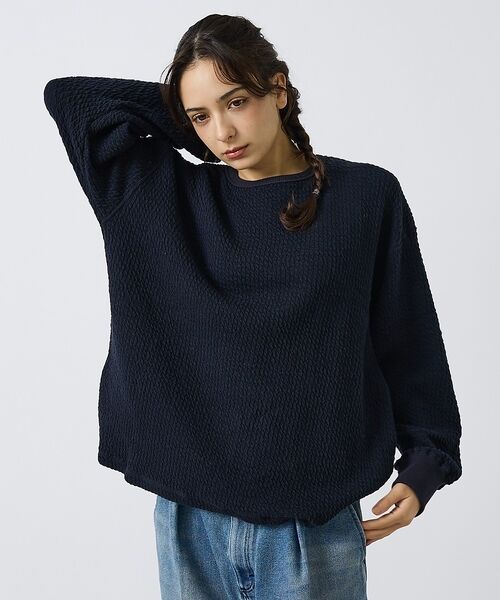 ABAHOUSE / アバハウス ニット・セーター | 【LUCEBER/ルースバー】CREWNECK JAQUARD /クルーネック | 詳細11