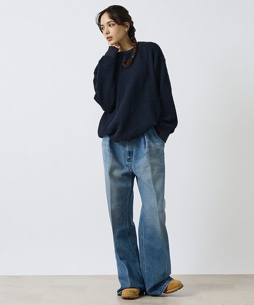 ABAHOUSE / アバハウス ニット・セーター | 【LUCEBER/ルースバー】CREWNECK JAQUARD /クルーネック | 詳細9