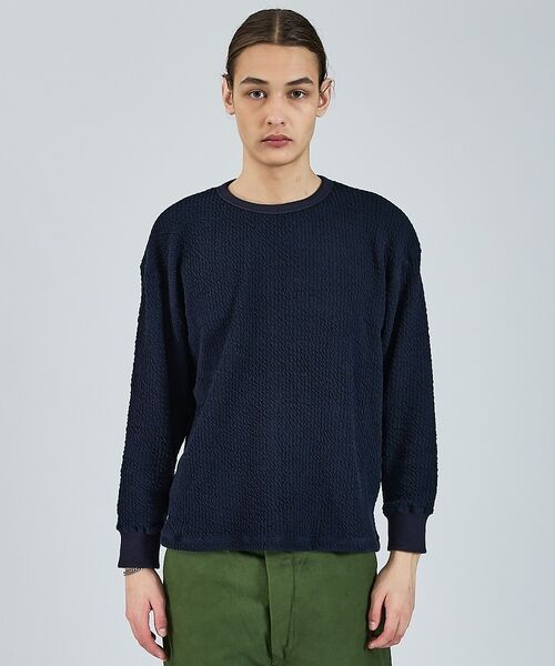 ABAHOUSE / アバハウス ニット・セーター | 【LUCEBER/ルースバー】CREWNECK JAQUARD /クルーネック | 詳細14