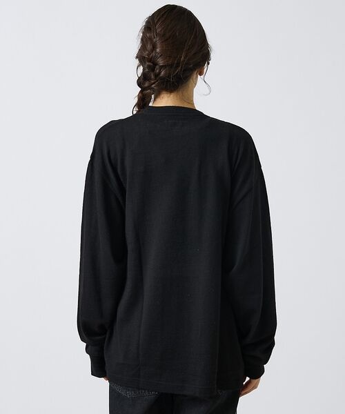 ABAHOUSE / アバハウス ニット・セーター | 【LUCEBER/ルースバー】MERINO WOOL LONG SLEEVE T | 詳細5