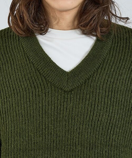 ABAHOUSE / アバハウス ニット・セーター | 【LUCEBER/ルースバー】MID G KNIT V NECK SWEATER | 詳細18